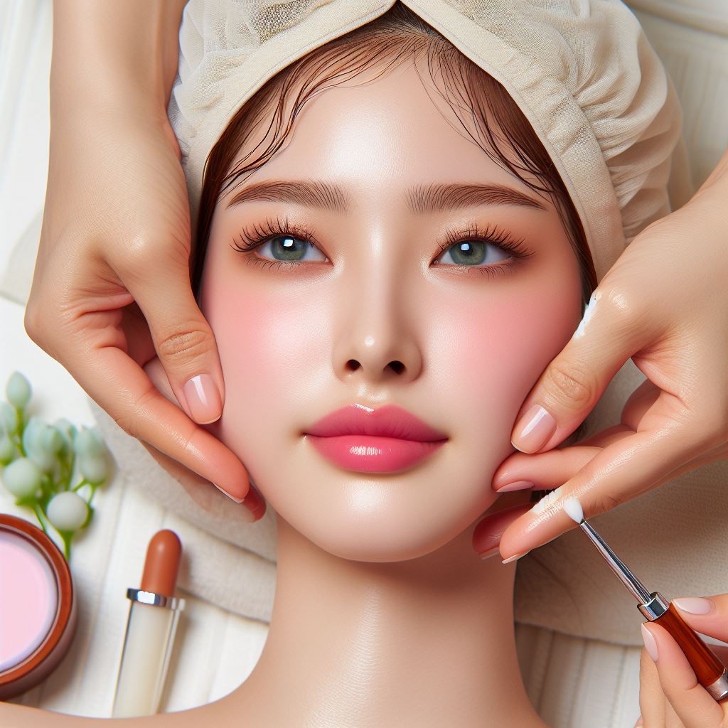 Cheek Lift Korean facial massage technique