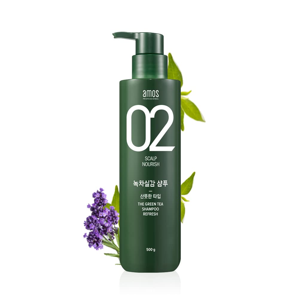 AMOS PROFESSIONAL The Green Tea Shampoo for Oily Scalp