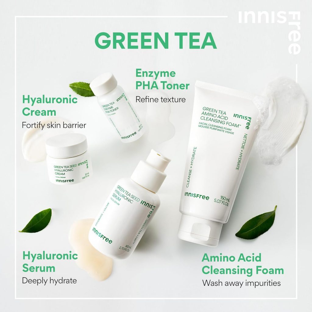 Innisfree Green Tea Seed Serum Set for Hydration