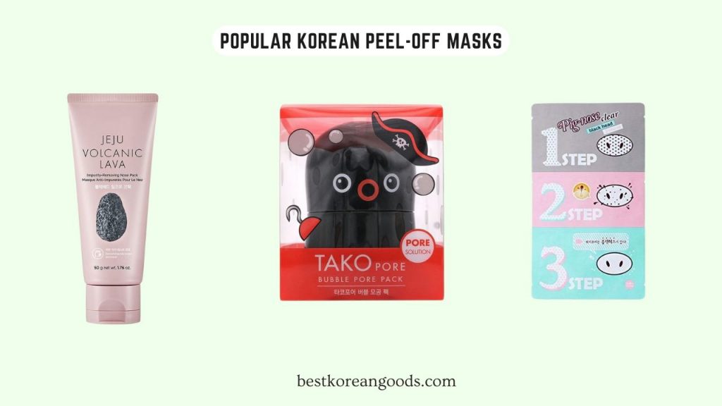 Popular Korean Peel-Off Masks